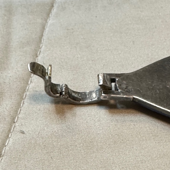 950 Mexican Sterling Silver. Lapis lazuli pendant enhancer bail. Genuine stone. - Picture 7 of 15